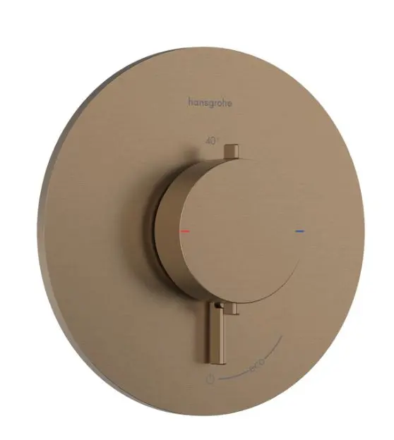 Hansgrohe Ecostat Comfort S - Inbouwdouchekraan, Met Thermostaat, Geborsteld Brons 33714140 1 Hansgrohe Ecostat Comfort S - Inbouwdouchekraan, Met Thermostaat, Geborsteld Brons 33714140