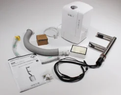 Jet Dryer Handdrogers - DUO 2in1 Sensor Wastafelkraan Met Handdroger, Geborsteld Rvs 8596220010353 -Sanitino Winkel bd25a4882550b6bd7ad864ce