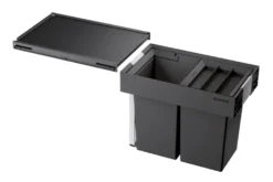 Blanco Flexon II - Inbouw Afvalemmer, Met Scheidingswand, Inhoud 16 L 521467