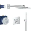 Grohe Grohtherm SmartControl Perfect - Inbouw Doucheset, 31 Cm, 2 Stralen, Chroom 34706000