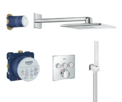 Grohe Grohtherm SmartControl Perfect - Inbouw Doucheset, 31 Cm, 2 Stralen, Chroom 34706000