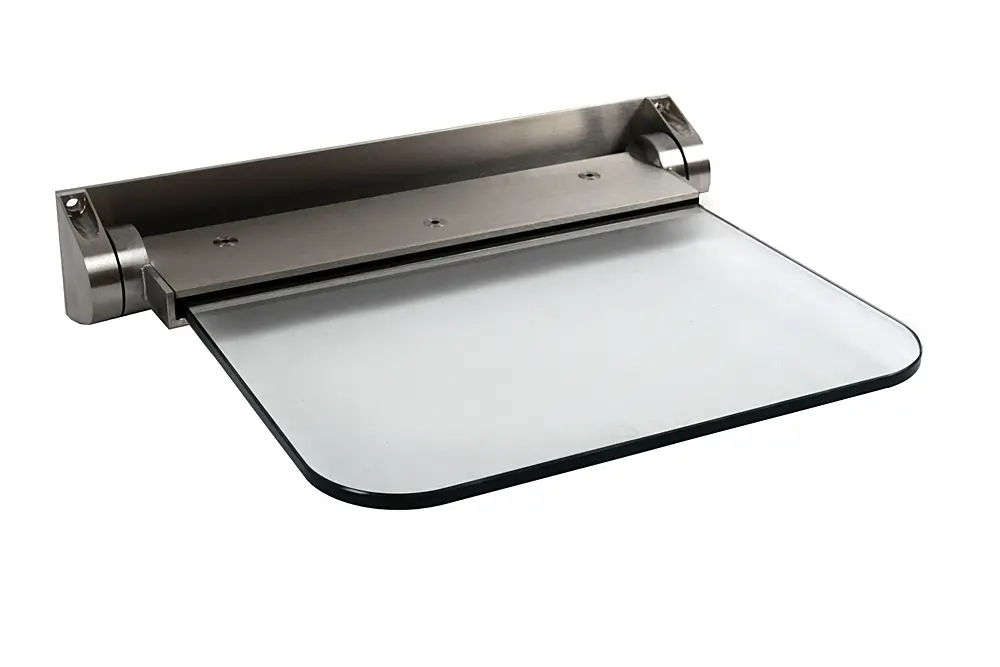 Reming RVS-sanitair - Douchezitting, Neerklapbaar, Glas/geborsteld Rvs ALT6 1 Reming RVS-sanitair - Douchezitting, Neerklapbaar, Glas/geborsteld Rvs ALT6