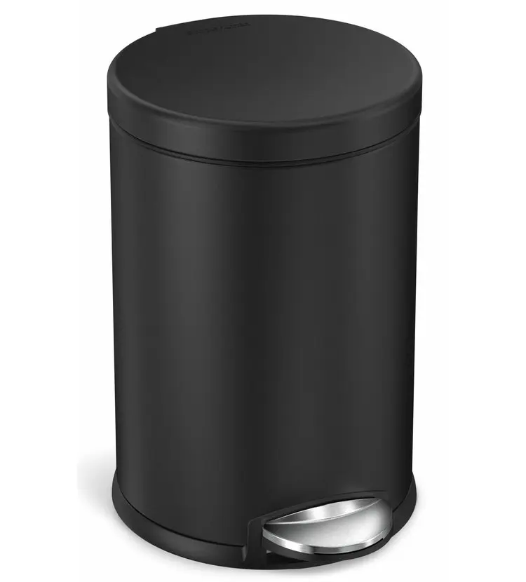 Simplehuman Afvalemmers - Afvalbak 4,5 L, Mat Zwart CW2091 1 Simplehuman Afvalemmers - Afvalbak 4,5 L, Mat Zwart CW2091