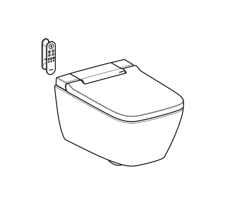 Geberit AquaClean - Elektronisch Bidet AquaClean Sela Square Met Keramiek, Rimfree, SoftClose, KeraTect, Wit 146.250.01.1 3 Geberit AquaClean - Elektronisch Bidet AquaClean Sela Square Met Keramiek, Rimfree, SoftClose, KeraTect, Wit 146.250.01.1 - Afbeelding 3