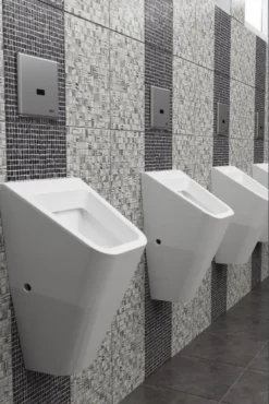 Sanela Elektronische Urinoirs - Roestvrijstalen Urinoirspoeler Met ALS Infrarood Elektronica, Werkt Op Batterijen SLP 06K -Sanitino Winkel c0a972f2f3f5cfc56acc7f23 1