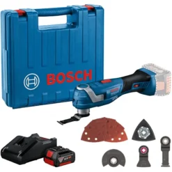 Bosch Gereedschap - 18 V ACCU-oscillerende Multitool Met Accessoires, 1x 4,0 Ah Accu, Oplader 06018G2021