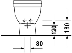 Duravit Starck 3 - Staande Bidet Met Overloop, Met WonderGliss, Wit 22301000001 -Sanitino Winkel c15b1cdc54fb26bf0864c5b7