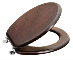 Aqualine WC-zittingen - Toiletzitting, Walnoot 1705-11