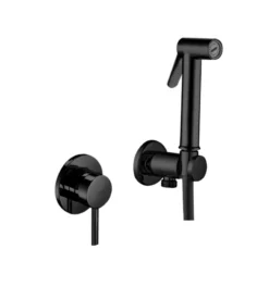 Paffoni Bidet Kit - Inbouw Bidetkraan, Met Handdouche En Inbouwdeel, Mat Zwart KITDUP110NO