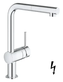 Grohe Minta - Keukenkraan Met Uittrekbare Handdouche, Chroom 31397000