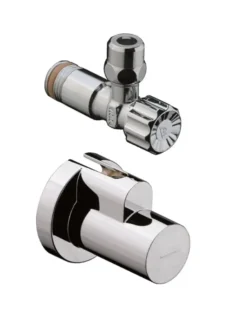 Hansgrohe Hoekstopkranen - Hoekstopkraan Met Huls, Chroom 13954000