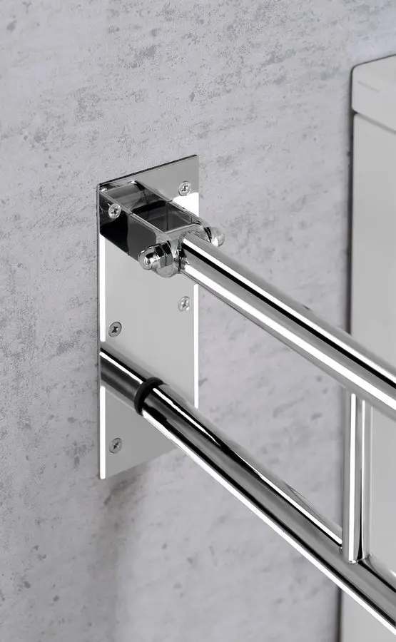 Sapho Badkamer Apparatuur - Handgreep Draaibaar 60 Cm, Rvs XH516 11 Sapho Badkamer Apparatuur - Handgreep Draaibaar 60 Cm, Rvs XH516 - Afbeelding 11