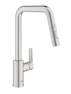 Grohe QuickFix Start - Keukenkraan Met Uittrekbare Vuistdouche, Supersteel 30631DC0