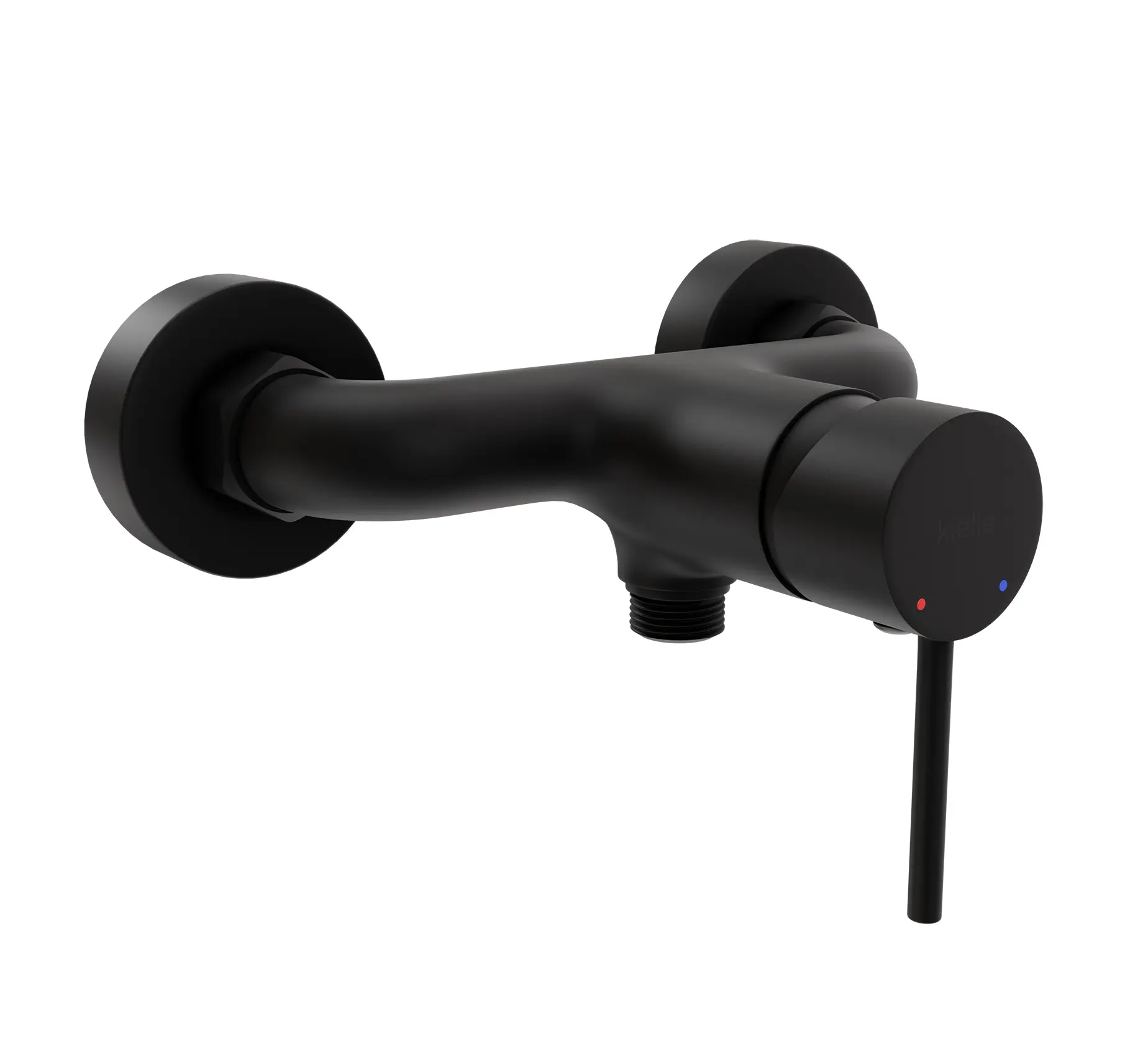 Kielle Oudee - Doucheset Met Kraan, Stang, Slang En Douchekop, Mat Zwart 10202SN14 3 Kielle Oudee - Doucheset Met Kraan, Stang, Slang En Douchekop, Mat Zwart 10202SN14 - Afbeelding 3