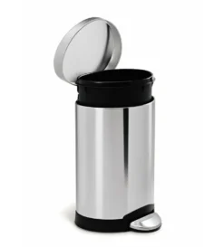 Simplehuman Afvalemmers - Afvalbak 6 L, Gebrosteld Rvs CW1834CB -Sanitino Winkel c4978ca92dadf0765d93ee29