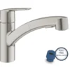 Grohe QuickFix Start - Keukenkraan Met Uittrekbare Handdouche, Supersteel 30531DC1