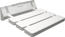 Aqualine Douches - Opklapbare Douchestoel, Wit AE357