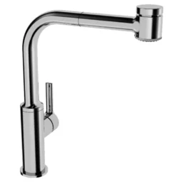 Hansa Ronda - Keukenkraan Met Uittrekbare Vuistdouche, Chroom 54912283