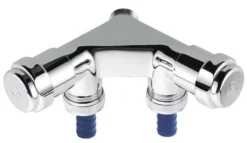 Grohe Eggemann - Original WAS Dubbele Hoekstopkraan, Chroom 41022000