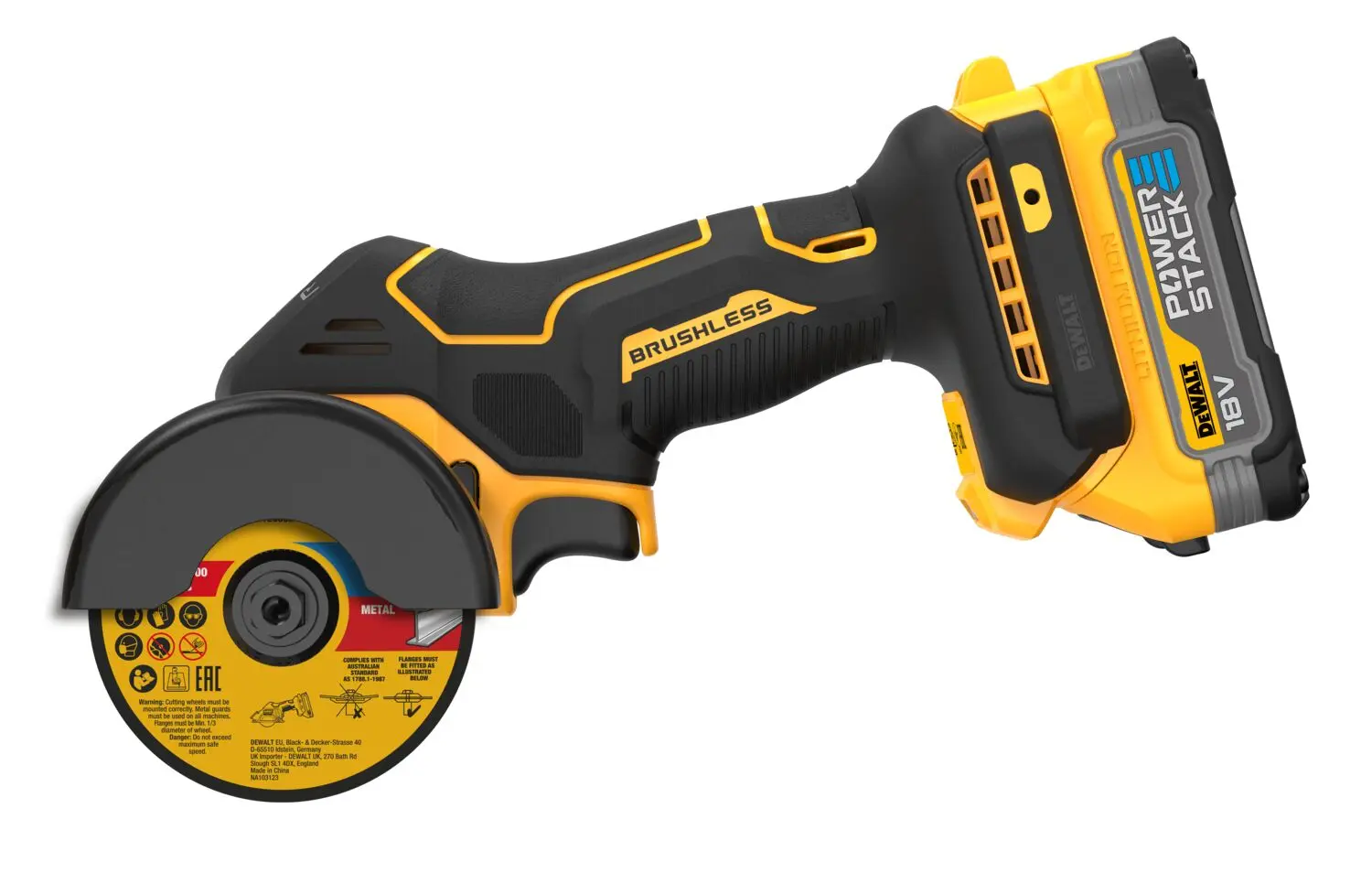 DeWALT Gereedschap - 18V ACCU Universele Snijder, 2x 1,7 Ah POWERSTACK, Oplader DCS438E2T 3 DeWALT Gereedschap - 18V ACCU Universele Snijder, 2x 1,7 Ah POWERSTACK, Oplader DCS438E2T - Afbeelding 3