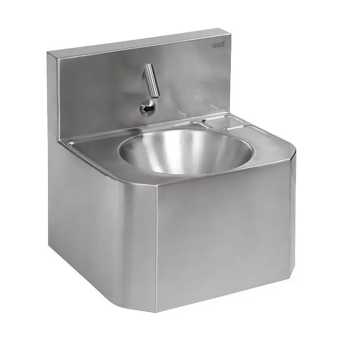 Sanela RVS Wastafels - RVS Wastafel Met Elektronica ALS, Voor Koud En Wateraansluiting, 24V SLUN 72E 1 Sanela RVS Wastafels - RVS Wastafel Met Elektronica ALS, Voor Koud En Wateraansluiting, 24V SLUN 72E