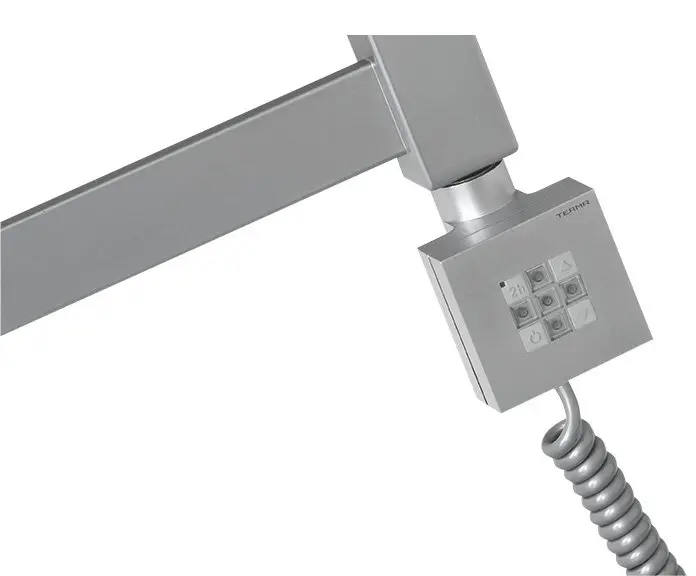 Sapho KTX - Verwarmingselement Met Thermostaat, 300 W, Zilver KTX-S-300 1 Sapho KTX - Verwarmingselement Met Thermostaat, 300 W, Zilver KTX-S-300