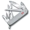 VICTORINOX - Medium Zakmes Farmer X Alox, 10 Functies, Zilver 0.8271.26