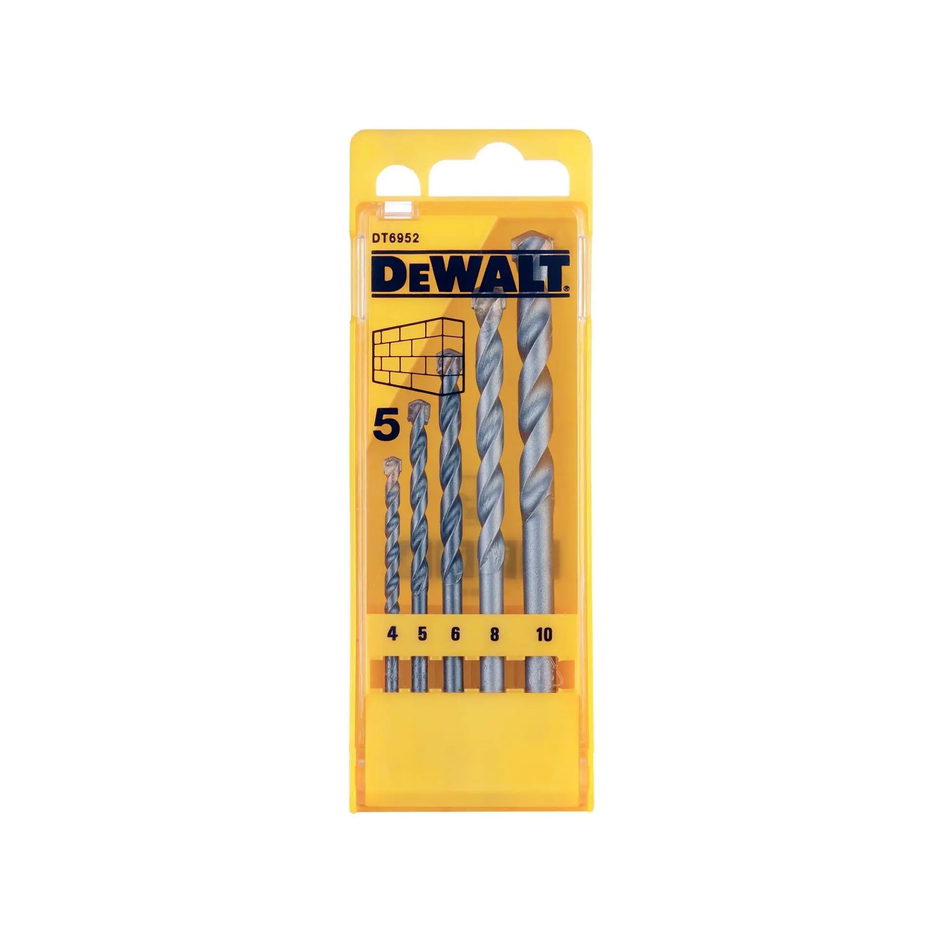 DeWALT Toebehoren - 5-delige Steenboorset DT6952 1 DeWALT Toebehoren - 5-delige Steenboorset DT6952
