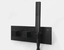 Sapho Dimy - Doucheset Met Inbouw Thermostaat En Handdouche, Mat Zwart DM493BL -Sanitino Winkel cb691ee8d1e13a30e0719456