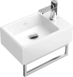 Villeroy & Boch Memento 2.0 - Fontein 40x26 Cm, Zonder Overloop, 1 Kraangat, CeramicPlus, Alpine Wit 432340R1 -Sanitino Winkel cb913deee72e6f7e00b865ab