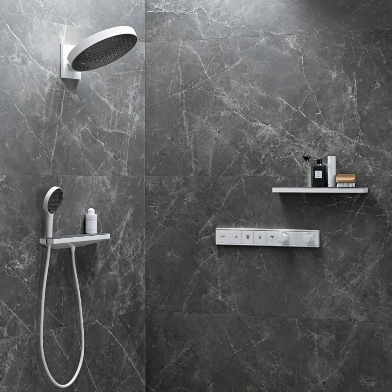 Hansgrohe Rainfinity - Hoofddouche 360 Met Douchearm, 3jet, Chroom 26234000 7 Hansgrohe Rainfinity - Hoofddouche 360 Met Douchearm, 3jet, Chroom 26234000 - Afbeelding 7
