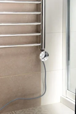 Aqualine Verwarmings Elementen - Elektrische Verwarmingsstang Met Thermostaat, Rechte Kabel, 300 W, Chroom LT67443 -Sanitino Winkel cf543d68e5e40888addf9426