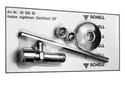 Schell Comfort - Set Hoekregelventielen, Chroom 050200699