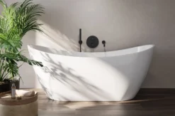 Cersanit Zen - Thermostatische Inbouwbadkraan Voor Inbouw, 3-gats Installatie, Met Hoofddeel, Met Accessoires, Zwart S952-041 -Sanitino Winkel d03a45218c9e92500d259059