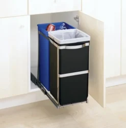 Simplehuman Afvalemmers - Uitschuifbare Recyclebak Voor Onder Het Aanrecht 20/15 L CW1016 -Sanitino Winkel d03df50955ddab77f4809afc
