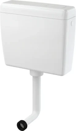 Alcadrain Toilet Accessoires - Doorspoelreservoir, 1/2", Wit A93-1/2