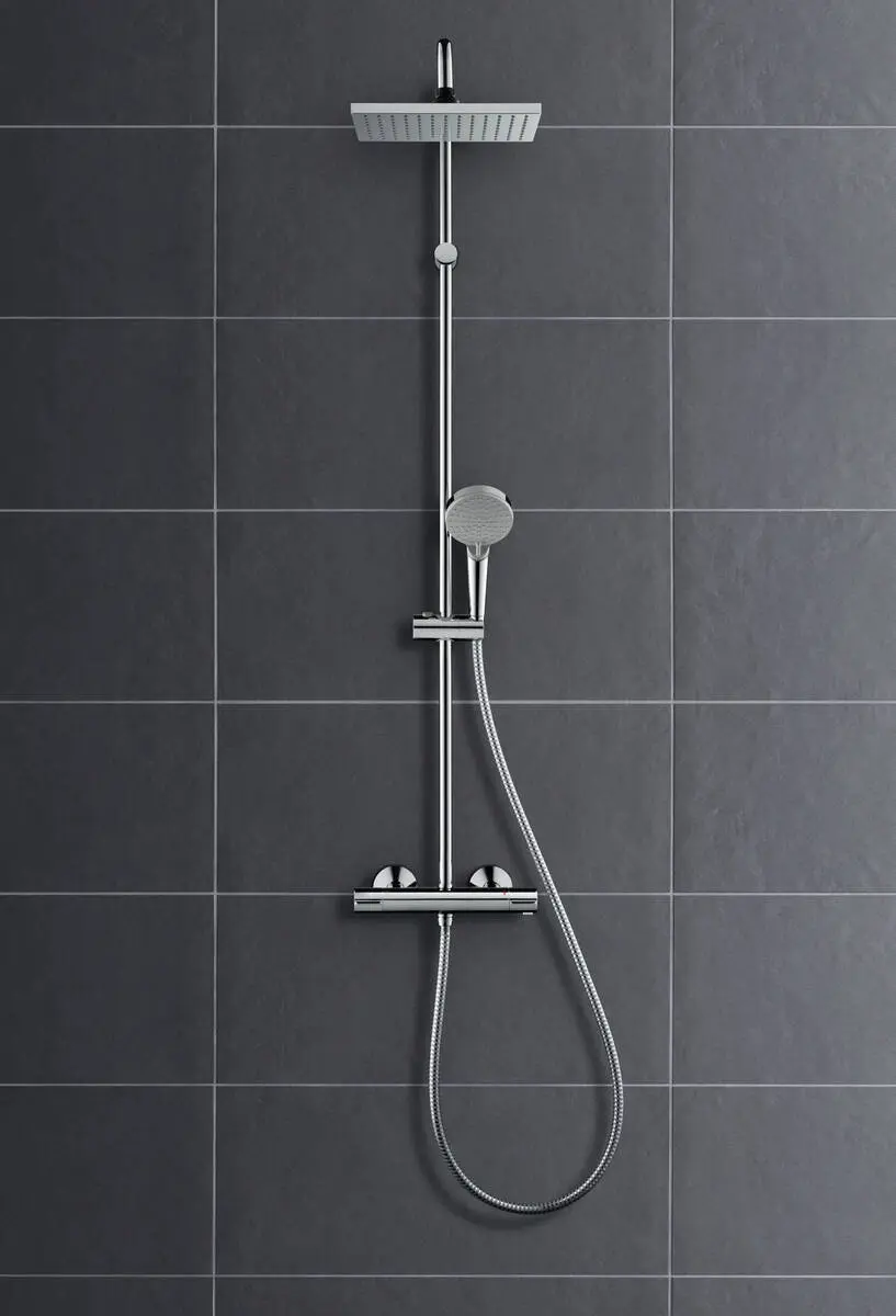Hansgrohe Vernis Shape - Doucheset Showerpipe 230 Met Thermostaat, EcoSmart, Chroom 26097000 8 Hansgrohe Vernis Shape - Doucheset Showerpipe 230 Met Thermostaat, EcoSmart, Chroom 26097000 - Afbeelding 8