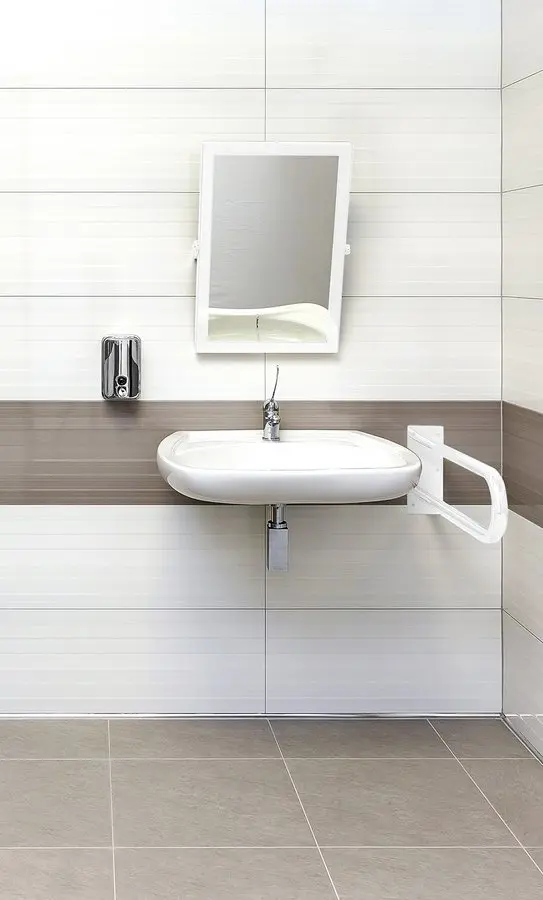 Sapho Badkamer Apparatuur - Handgreep, Lengte 8 Cm, Wit XH540W 4 Sapho Badkamer Apparatuur - Handgreep, Lengte 8 Cm, Wit XH540W - Afbeelding 4