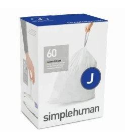 Simplehuman Accessoires - Afvalzakken 30-45 L, Type J, 60 St CW0259 -Sanitino Winkel d39cdfe455cacf2d3693b7d5