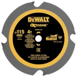 DeWALT Toebehoren - Zaagblad 115x9,5 Mm, 4 Tanden DT20421