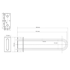 Sapho Badkamer Apparatuur - Handgreep, Lengte 81 Mm, Zwart XH540B -Sanitino Winkel d6fd4da2d542a0cd11964ae0