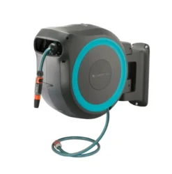 Gardena RollUp - RollUp M/L Wandslangenbox, Wandmontage, Met 25 M Slang, Turquoise 18620-20