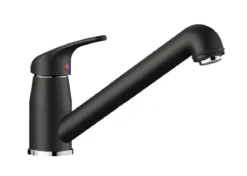 Blanco Daras S - Keukenraan Met Uittrekbare Sproeikop, Zwart 526153