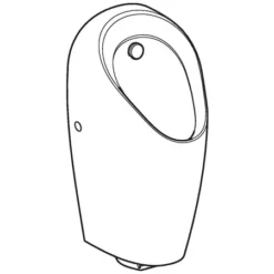 Geberit Urinoirs - Urinoir Selva Met Geïntegreerde Besturing, Generatorvoeding, Wit 116.084.00.1 -Sanitino Winkel d8665968f95baf51dd5045cb