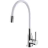 Alveus Mintas - Keukenkraan Met Flexibele Uitloop, Chroom/wit 1148425
