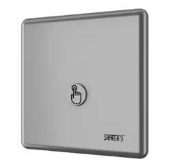 Sanela Toebehoren - Automatische Toiletspoeling Met Piëzoknop, Netvoeding SLW 01P