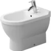 Duravit Starck 3 - Staande Bidet Met Overloop, Met WonderGliss, Wit 22301000001