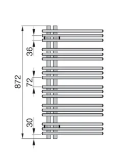 Zehnder Yucca Asym - Badkamerradiator 87x48 Cm, Recht, één Rij, Wit Laqué YA-090-050 -Sanitino Winkel d9ae2e2a492a54d34946c56d