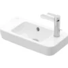 Villeroy & Boch O.novo - Fontein Compact 50x25 Cm, Met Overloop, 1 Kraangat Rechts, CeramicPlus, Alpine Wit 4342R5R1