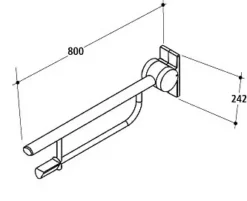 Ideal Standard Contour 21 - Opklapbare Armsteun, Blauw S636036 -Sanitino Winkel dbe5e4dd49a6f9ceed4a991f